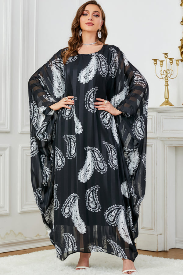 Batwing Evening Abaya Dress