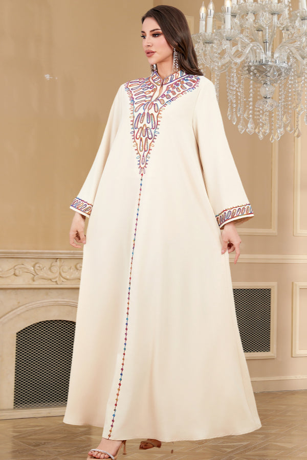 Fashion Embroidered Abaya Dress