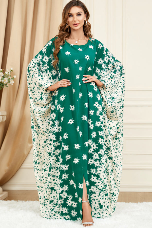 Green Plus Size Abaya