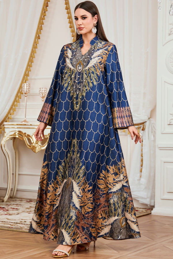 Batwing Sleeve Abaya Dress