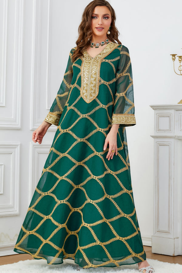 Fashion Long Sleeve Abaya