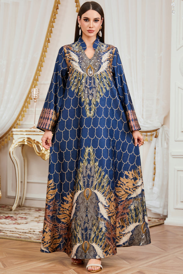 Batwing Sleeve Abaya Dress