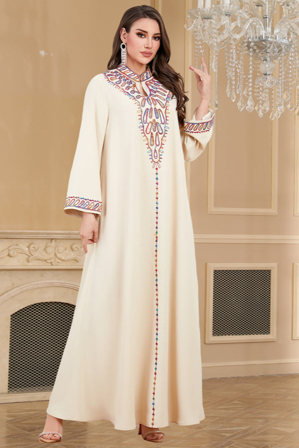 Fashion Embroidered Abaya Dress