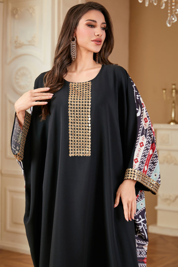 Digital Print Abaya Dress