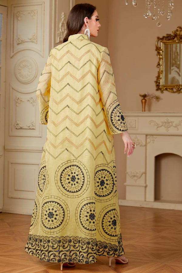 Floral Embroidered Abaya