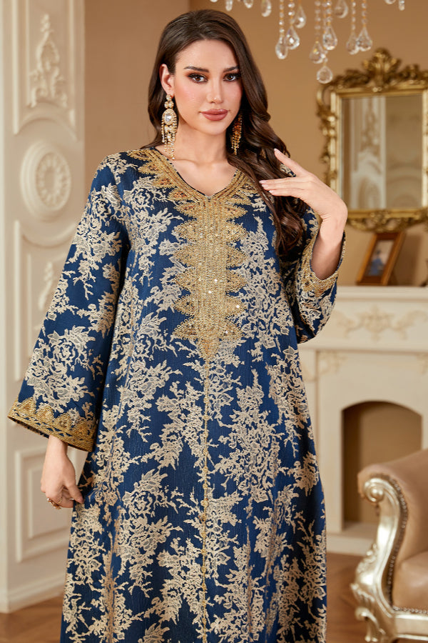 Loose Maxi Abaya Dress