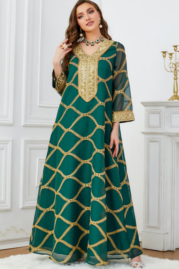 Fashion Long Sleeve Abaya