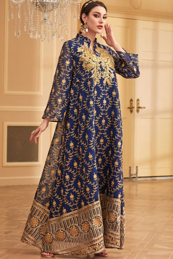 Printed Floral Casual Abaya