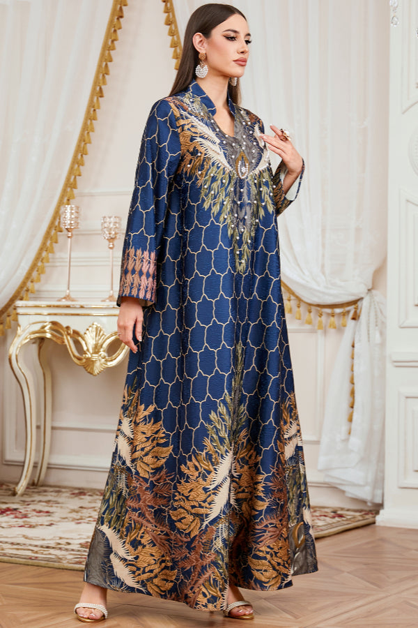 Batwing Sleeve Abaya Dress