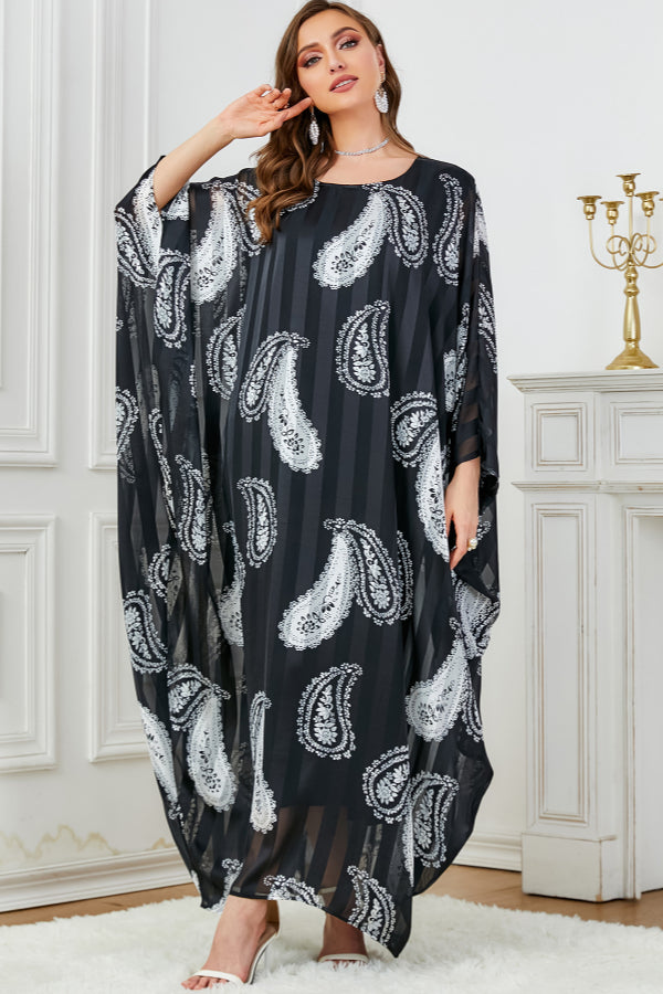 Batwing Evening Abaya Dress