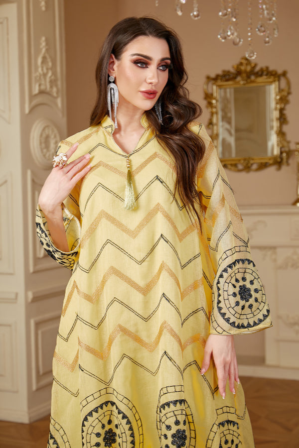 Floral Embroidered Abaya