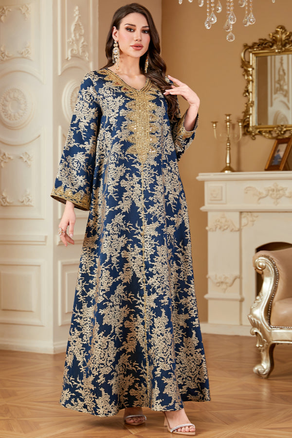Loose Maxi Abaya Dress
