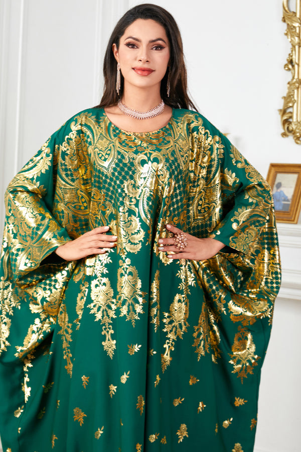 Batwing Loose Foil Abaya