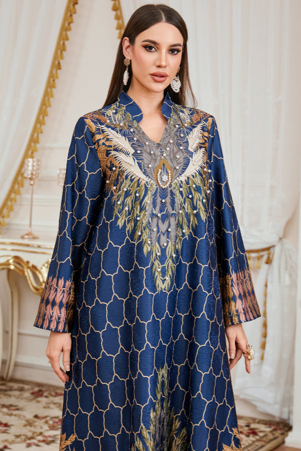 Batwing Sleeve Abaya Dress