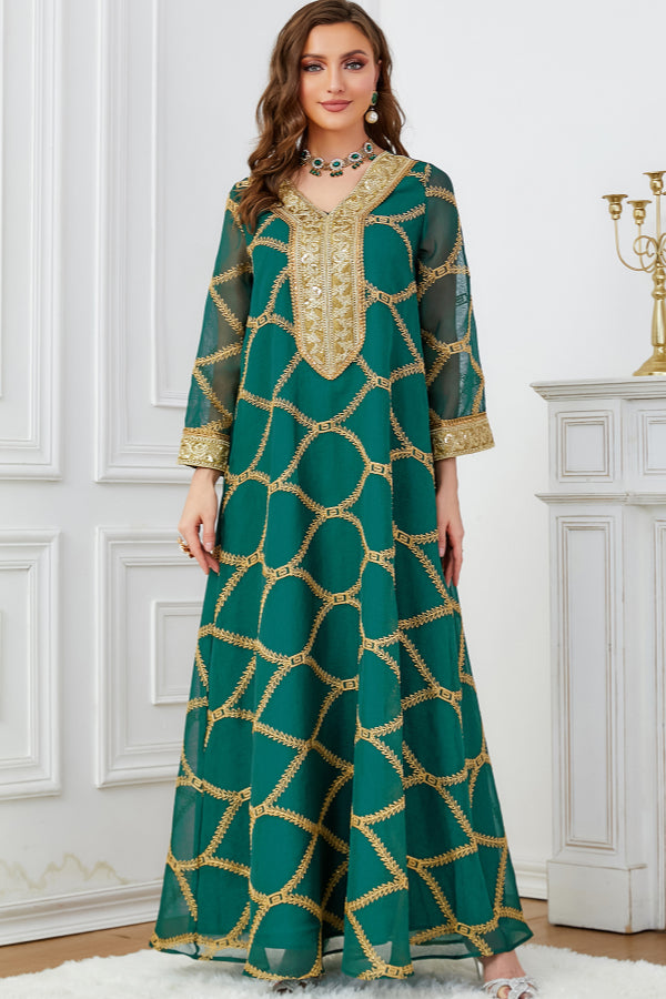 Fashion Long Sleeve Abaya