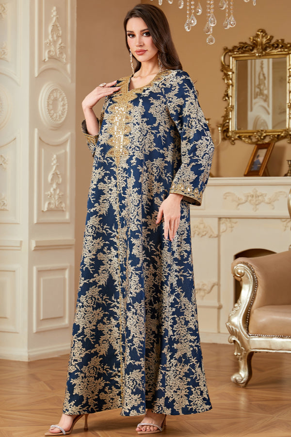 Loose Maxi Abaya Dress