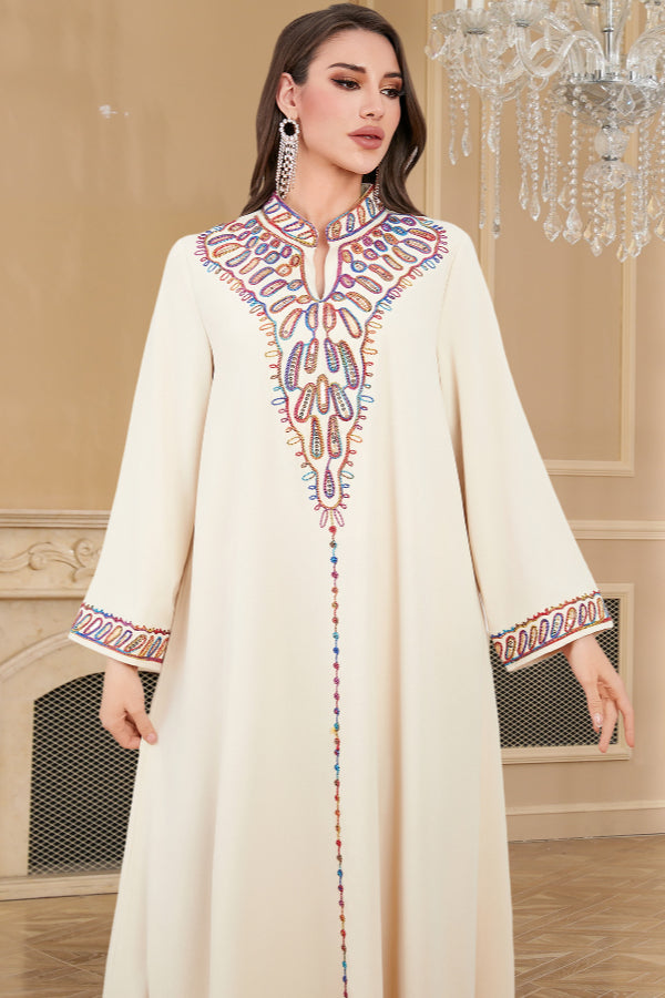 Fashion Embroidered Abaya Dress