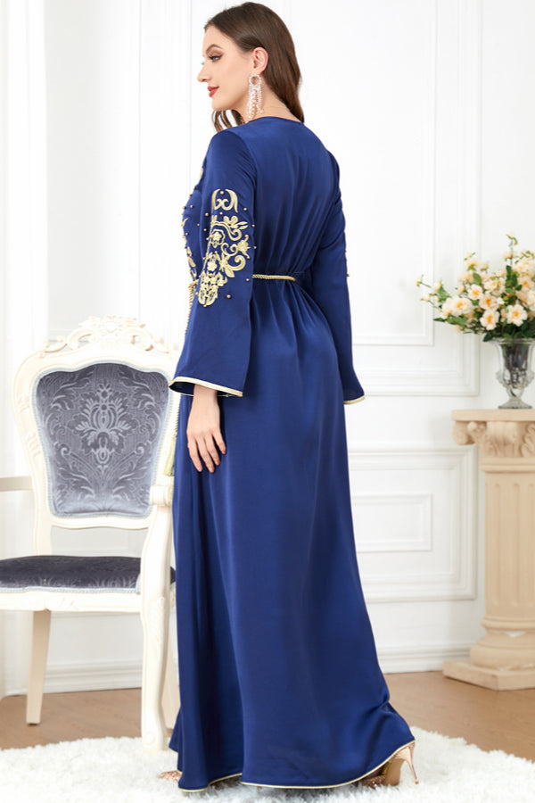 Embroidered Long Sleeve Abaya