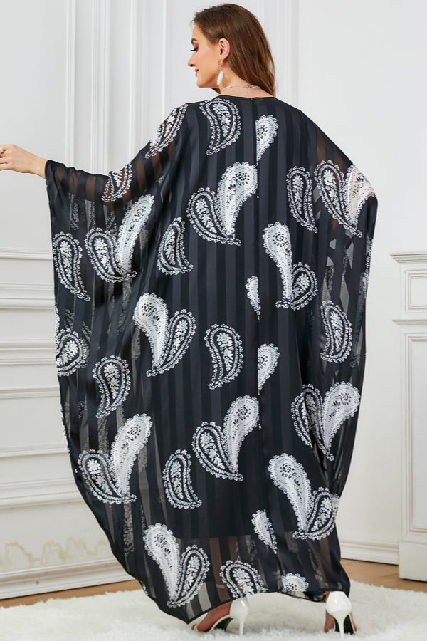 Batwing Evening Abaya Dress