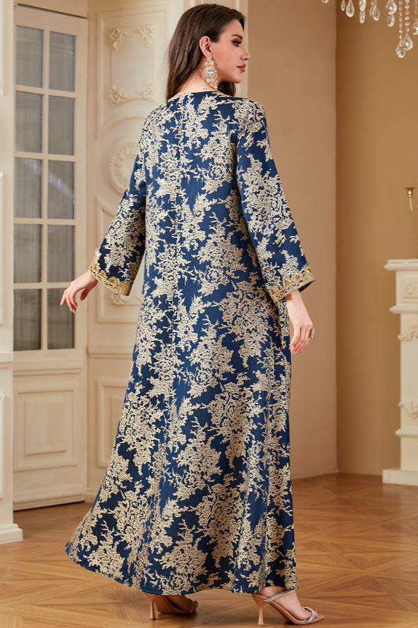 Loose Maxi Abaya Dress