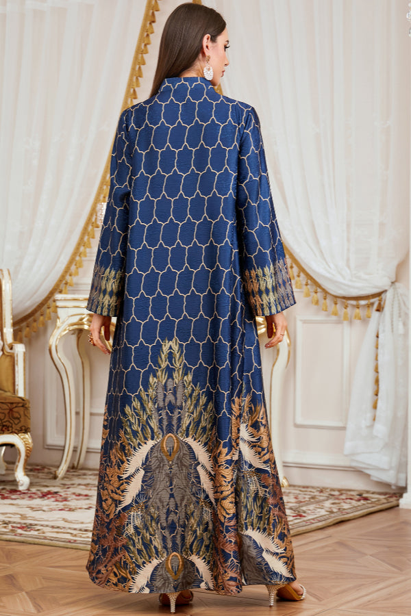 Batwing Sleeve Abaya Dress