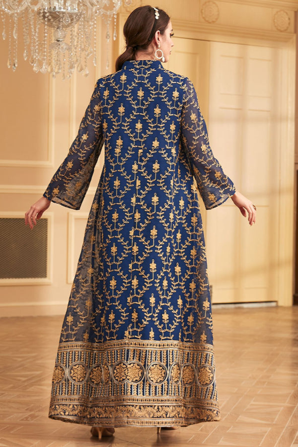 Printed Floral Casual Abaya