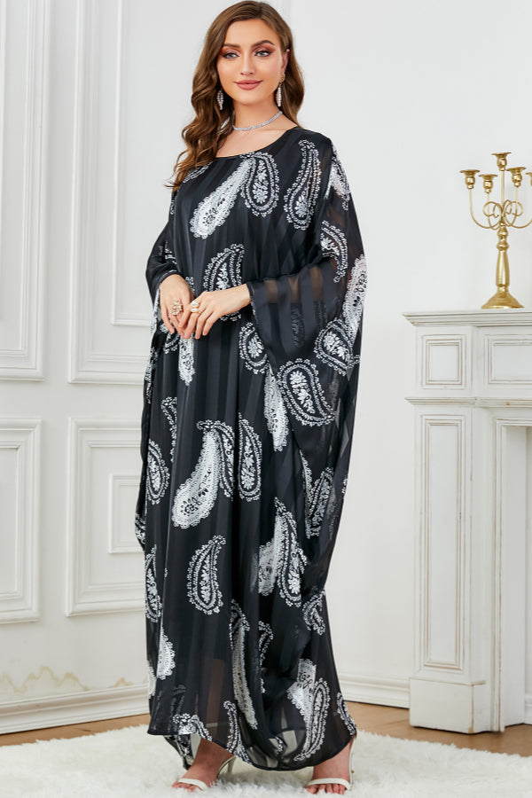 Batwing Evening Abaya Dress