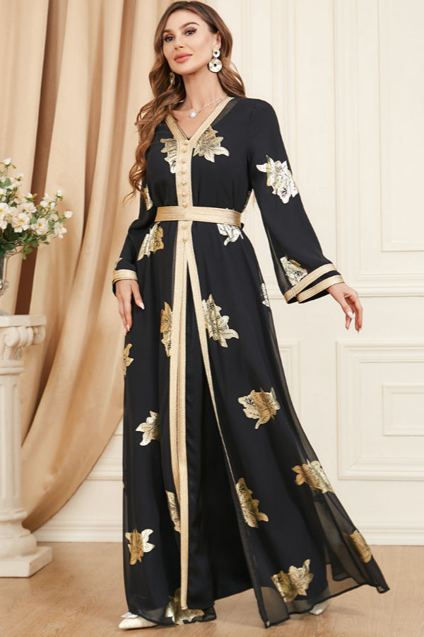 Two-Piece Abaya Dress
