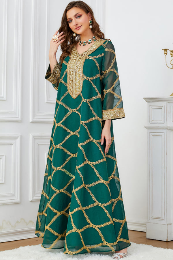 Fashion Long Sleeve Abaya