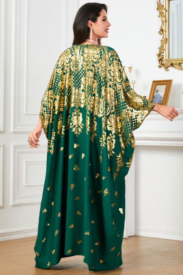 Batwing Loose Foil Abaya