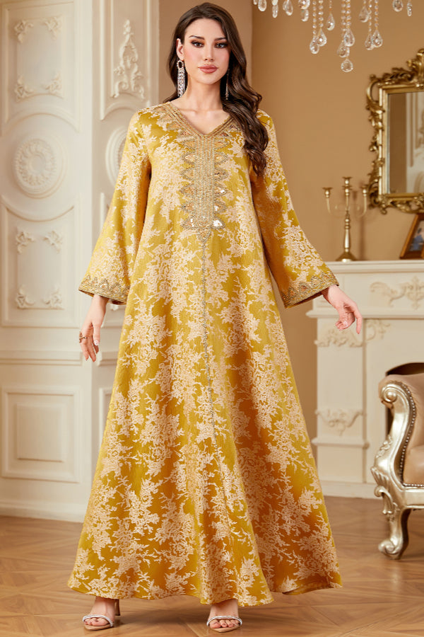 Loose Maxi Abaya Dress