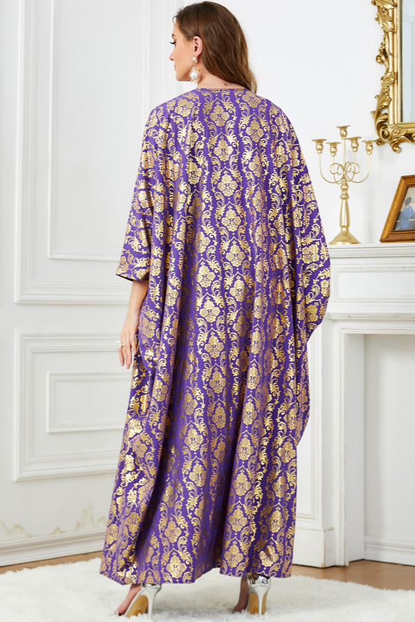 Foil Two-Piece Maxi Dress