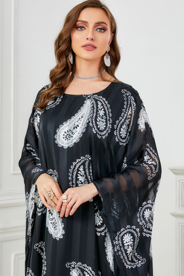 Batwing Evening Abaya Dress