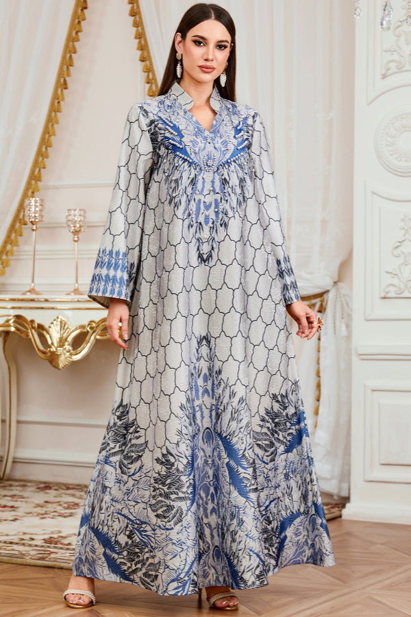 Batwing Sleeve Abaya Dress