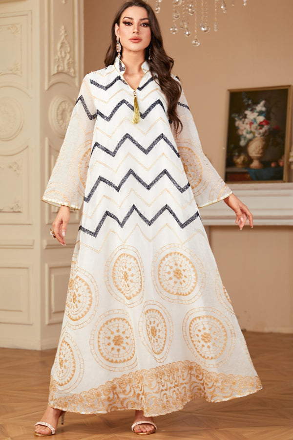 Floral Embroidered Abaya