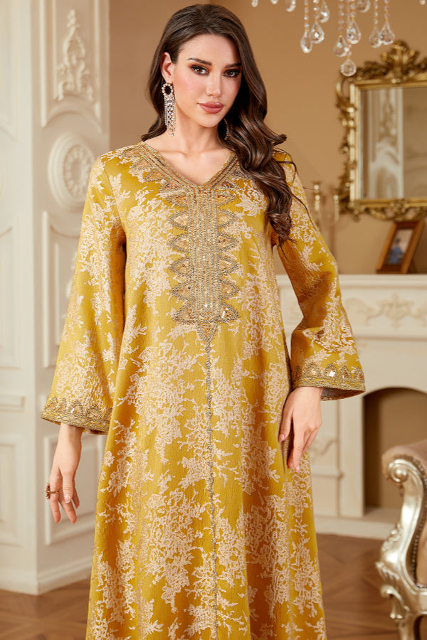 Loose Maxi Abaya Dress