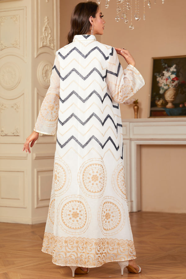 Floral Embroidered Abaya