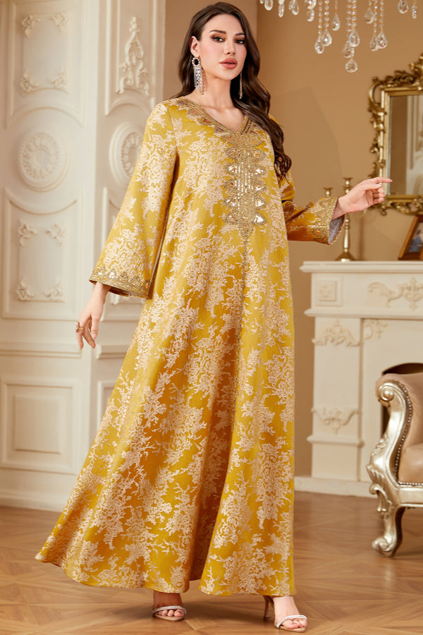 Loose Maxi Abaya Dress