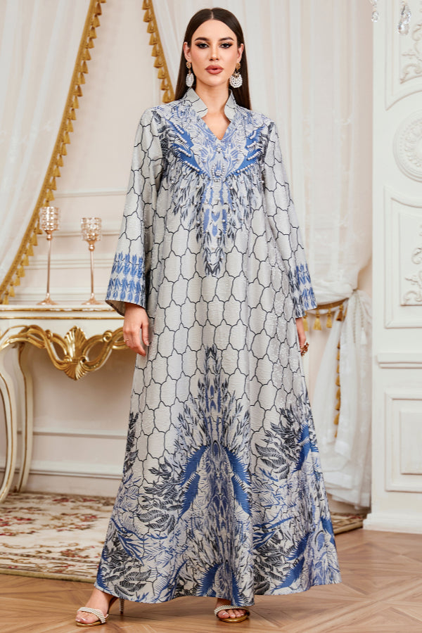 Batwing Sleeve Abaya Dress