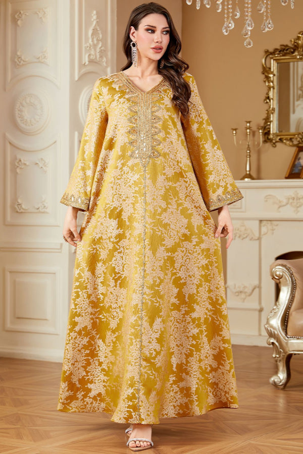 Loose Maxi Abaya Dress