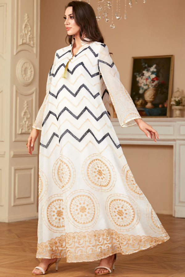 Floral Embroidered Abaya