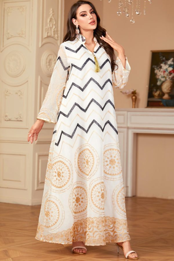 Floral Embroidered Abaya