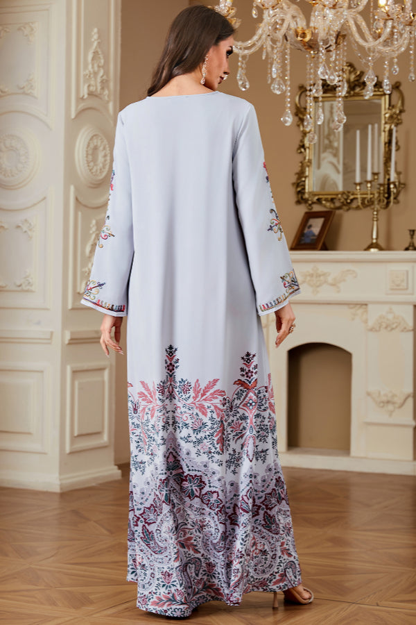 Rope Embroidered Elegant Abaya
