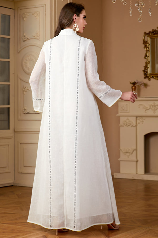 Sequin Long Sleeve Abaya