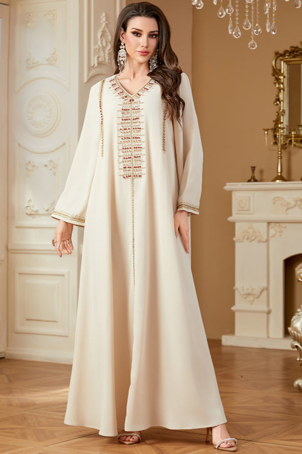 Beaded Embroidered Abaya