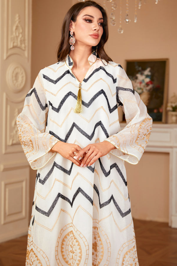 Floral Embroidered Abaya