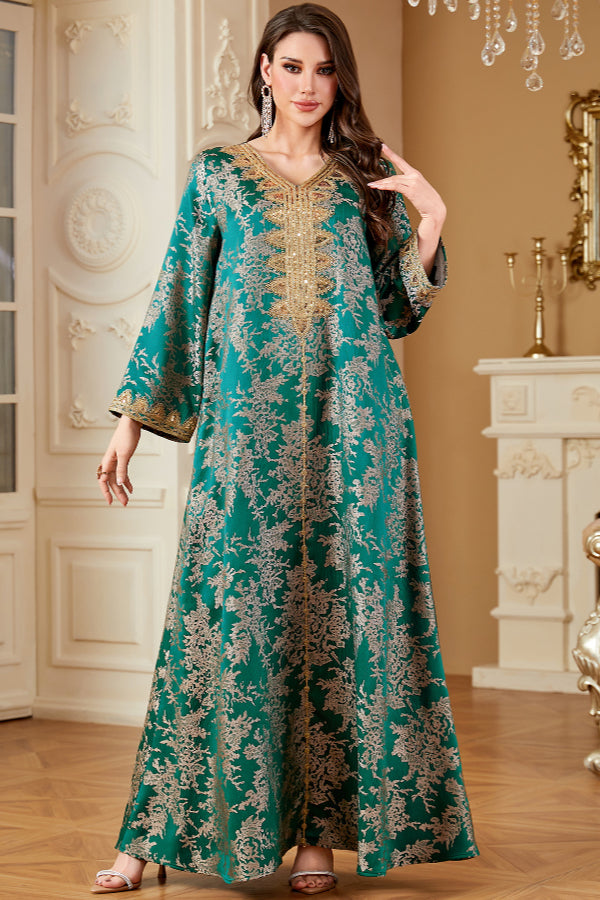 Loose Maxi Abaya Dress