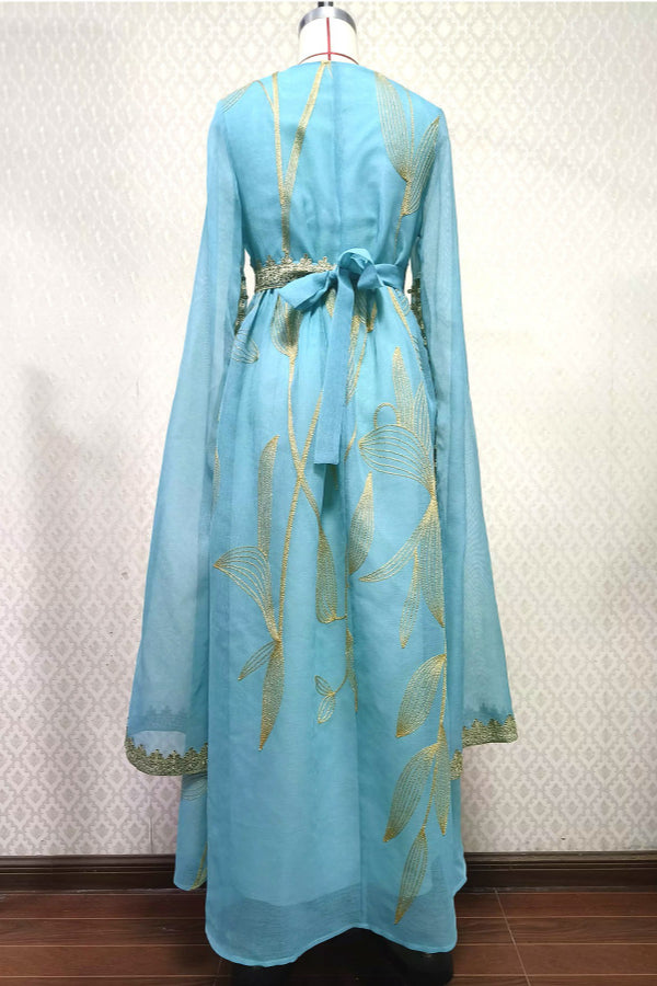 Casual Embroidered Abaya Dress