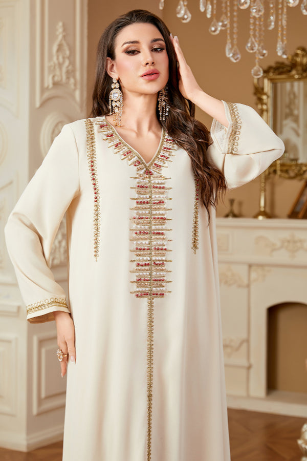 Beaded Embroidered Abaya