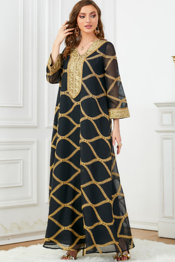 Fashion Long Sleeve Abaya